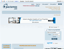 Tablet Screenshot of pactemos.com